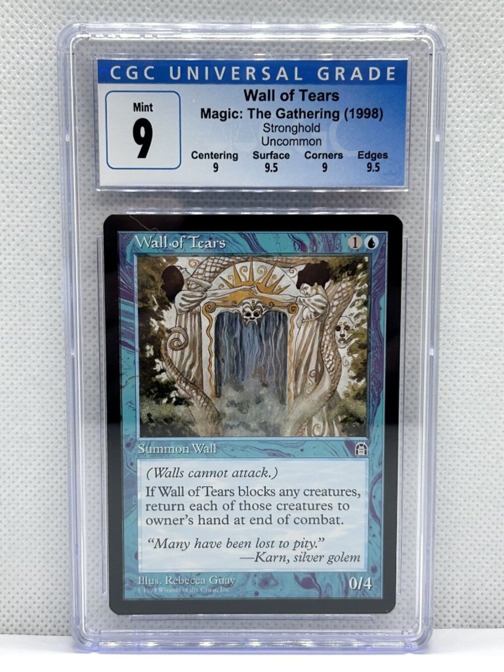 Wall of Tears Stronghold 1998 CGC Graded 9 Mint MTG